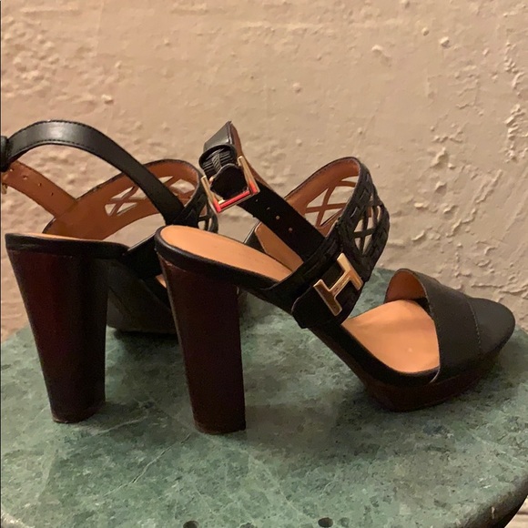 Tommy Hilfiger cutout platform strap block heels - Picture 4 of 13